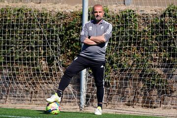 Paco López en un entrenamiento de la pasada temporada.