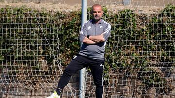 Paco López durante un entrenamiento.