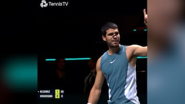 Lo de Alcaraz no es ni medio normal: la grada no daba crédito