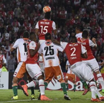 Santa Fe completó 7 puntos. Su próximo partido en Copa Libertadores será ante Corinthians en Bogota (fecha por definir)