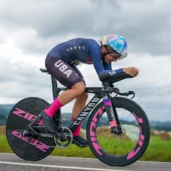 Nada para a Dygert: campeona del mundo con un fuerte resfriado