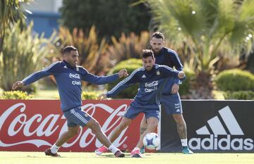 Buenos Aires 02 Octubre 2017
Eliminatorias Rusia 2018
Entrenamiento de la SelecciÃ³n Argentina previo al partido contra Peru, en el Predio Julio H Grondona.

Foto Ortiz Gustavo 