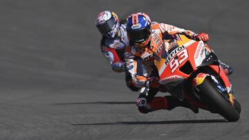 M&aacute;rquez con la Honda en Austin.