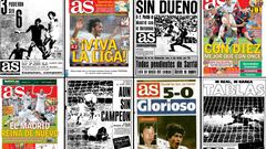 Las 51 portadas de los Clásicos de Liga en el Bernabéu desde 1967