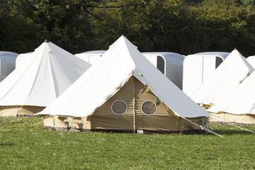 El espectacular camping en Cardiff para los aficionados