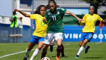La FIFA ha definido a las 10 finalistas que competirán por ser las honradas con el mejor gol del mundial, la mediocampista de Tigres figura en la lista por su anotación ante Brasil.