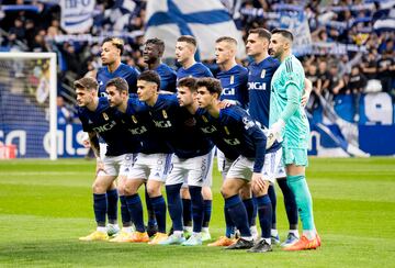 Once inicial del Oviedo.

