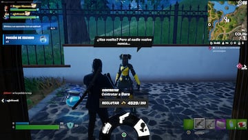 fortnite misiones odisea mision ayuda a contratar personajes