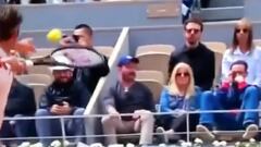 El insólito enojo de Federer que asustó a un espectador