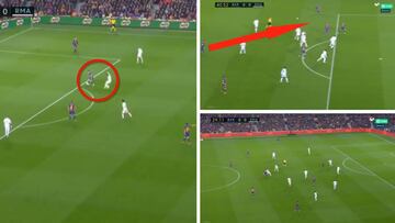 La treta de Zidane por la que el Madrid superó y dominó al Barça en el Clásico