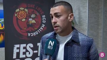 Dani Rodríguez, centrocampista del RCD Mallorca.