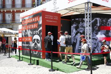 Ambiente de Champions en las calles de Madrid