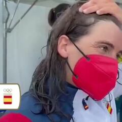 El recuerdo de Maialen a su hija nada más ganar la plata