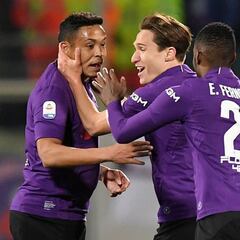 Luis Muriel marca golazo en empate de Fiorentina ante Inter