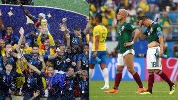 Estas son las diferencias entre Francia y México en Rusia 2018