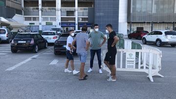 Barrag&aacute;n, en el estadio.