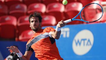 Jared Donaldson, tenista estadounidense, en el Abierto Mexicano de Tenis.