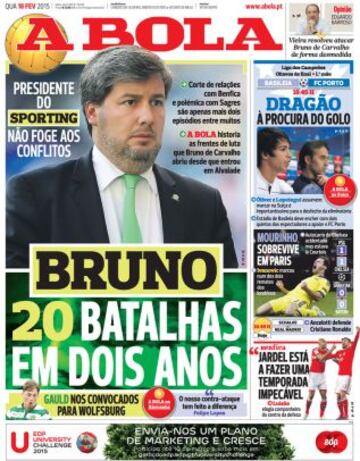 Portadas de la prensa deportiva