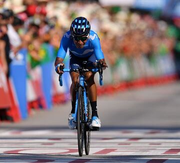 Vuelta a España - 25 de agosto de 2019. Nairo se quedó con la victoria en la segunda etapa y finalmente quedó cuarto en la clasificación general.