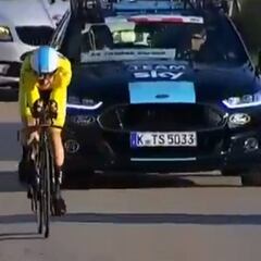 Thomas gana la contrarreloj del Algarve y reafirma su liderato