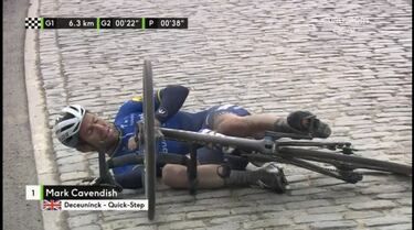 Robeet sorprende desde la fuga con Cavendish por los suelos