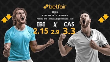 UD Ibiza vs. Real Madrid Castilla: horario, dónde ver, pronósticos y clasificación