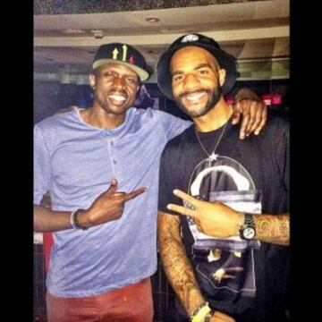 Luol Deng (Heat) y Carlos Boozer (Lakers).