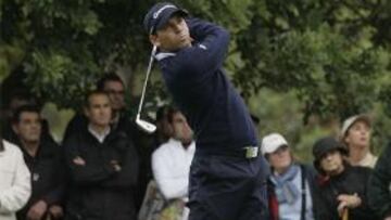 <b>LÍDER.</b> El golfista español se sitúa a la cabeza de la clasificación después de la segunda jornada.