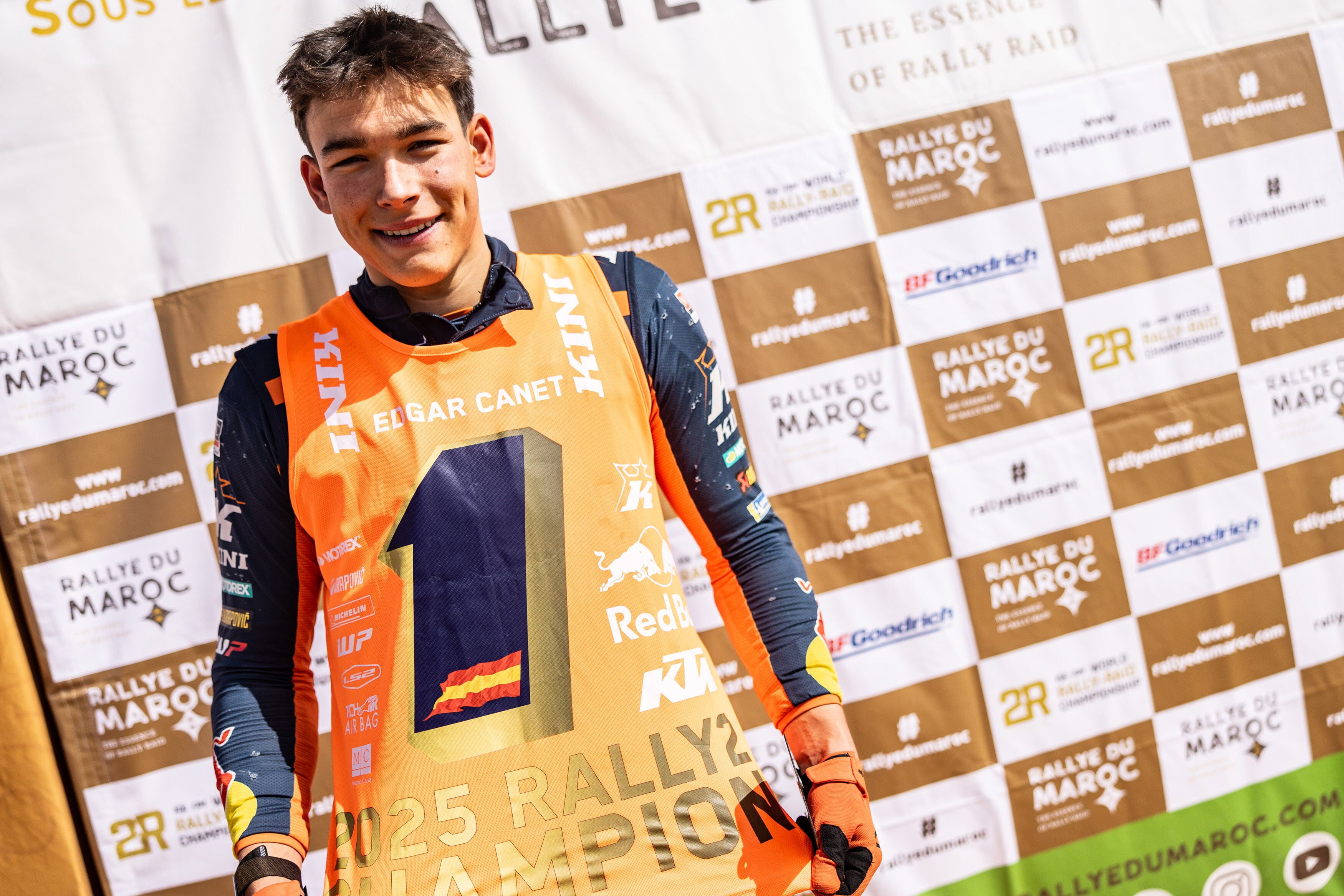 Edgar Canet antes de competir en el Dakar 2026 con KTM.