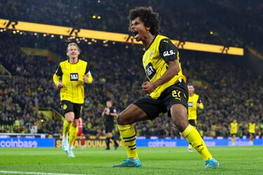 Why is Gio Reyna not playing for Borussia Dortmund against Club Brugge in the Champions League?