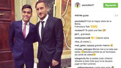 Paulo Díaz visita al Papa en el Vaticano y comparte con Totti