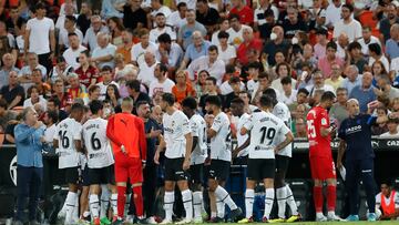 04/09/22 PARTIDO PRIMERA DIVISION 
JORNADA CUATRO
VALENCIA CF - GETAFE CF
PAUSA HIDRATACION COOLING BREAK 
GENNARO GATTUSO GRUPO