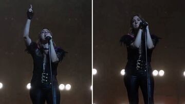 Leire rompe a llorar cantando “Rosas” en su último concierto con La Oreja de Van Gogh