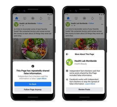Si desinformas en Facebook la red te ocultará tus publicaciones