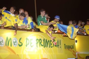 Celebración del ascenso de Las Palmas