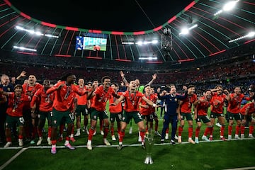 La selecci¨®n de Portugal campeona de la Nations League tras ganar a Espa?a en la tanda de penaltis.