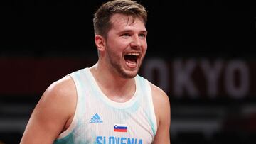 Luka Doncic, en el partido contra Alemania.