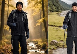 Este chubasquero con capucha desmontable es la mejor opción para realizar cualquier actividad al aire libre