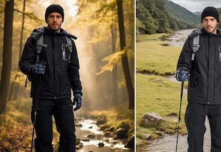 Esta cazadora impermeable con capucha desmontable es la mejor opción para realizar cualquier actividad al aire libre