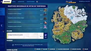 Misiones de Mitad de Temporada en Fortnite Cap&iacute;tulo 4 - Temporada 1