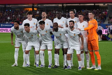 Javi Guerra, José Copete, Mouctar Diakhaby, César Tárrega, Baptiste Santamaría, Julen Agirrezabala, Arnaut Danjuma, Hugo Duro, Din¡mitri Foulquier y José Luis Gayá.