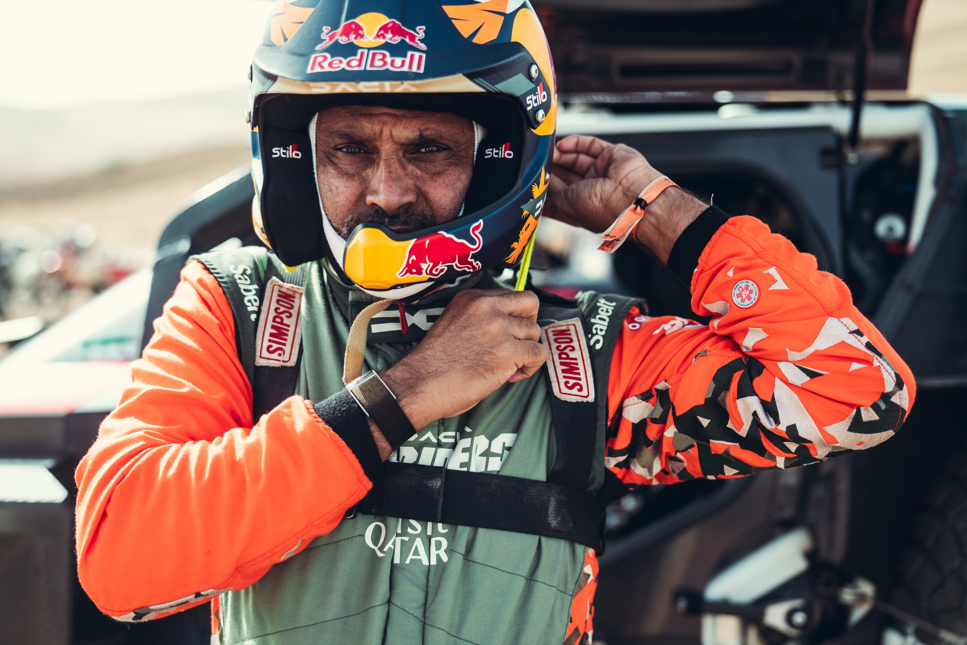 Nasser Al Attiyah, piloto de Dacia en el Dakar y ganador de la Etapa 2 en el Rally de Marruecos.