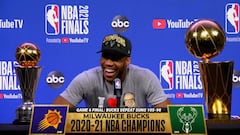 Giannis Antetokounmpo, minutes after winning the NBA championship: “I want a trade!”