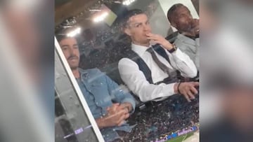 Cristiano Ronaldo's good-humoured response to catching fan filming him in Clásico