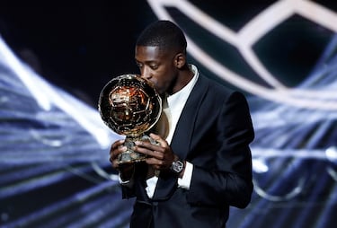 El francés se alza con el galardón por delante de Lamine Yamal.