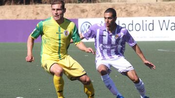 Anuar, el pasado fin de semana, con el Valladolid B ante el Palencia.