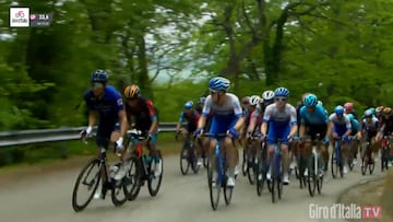 Santiago Buitrago y Thibaut Pinot, potencia para ganar un puerto