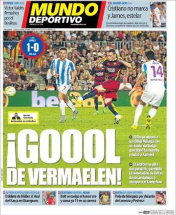 Portadas de la prensa deportiva