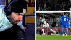La reacción viral de un streamer con lo que hace Valverde en el 2-1 contra el Madrid