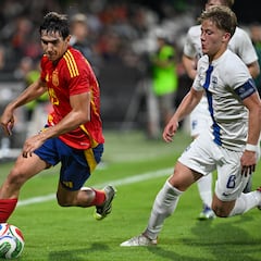 Mario Martín, un debut dulce con la sub-21